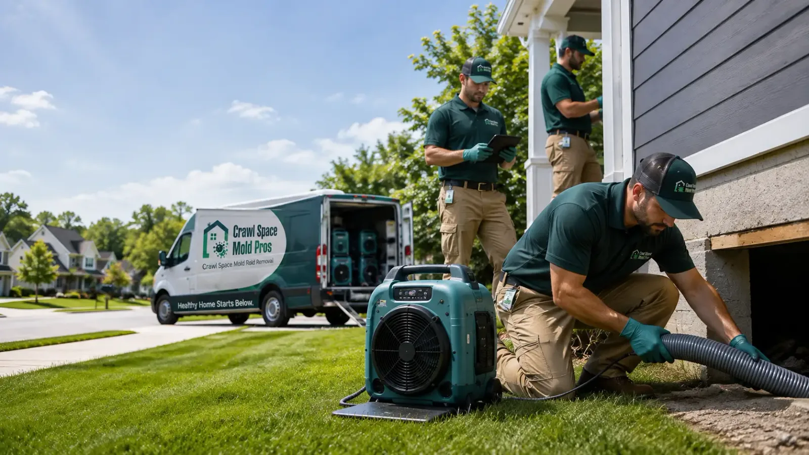 Crawl Space Mold Removal in Dover, MA